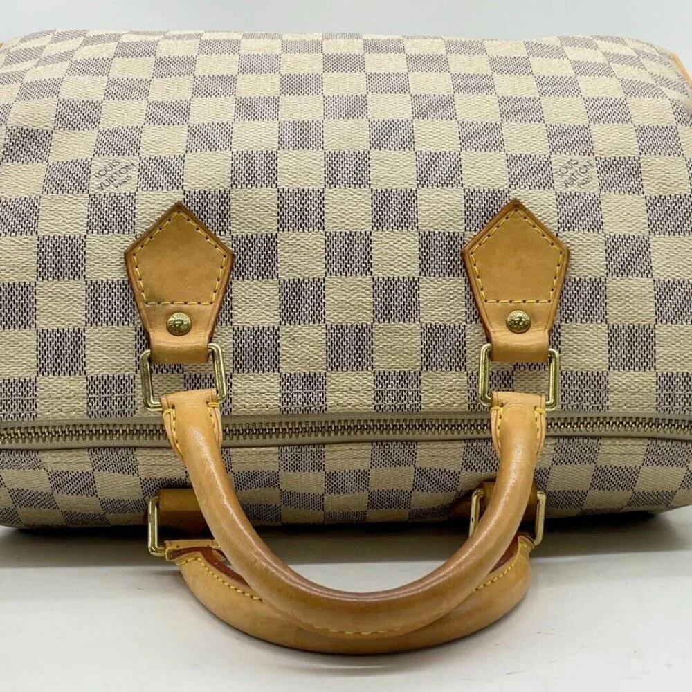❌SOLD❌ Authentic Louis Vuitton Damier Azur Speedy 30 Hand Bag - Picture 11 of 14